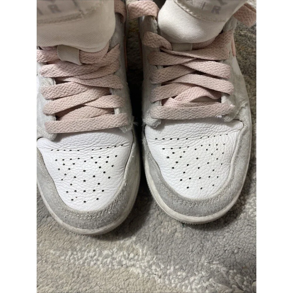 Nike Air Jordan High Top Sneakers Women's 5.5 Streetwear Casual Shoes Pink